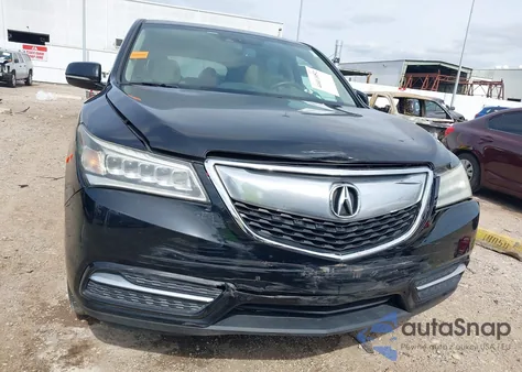 2014 Acura Mdx Technology Package z USA, uszkodzony, nr VIN 5FRYD4H44EB014089